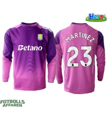 Aston Villa Emiliano Martinez #23 Målvakt Tredje Tröja 2025-26 Långärmad